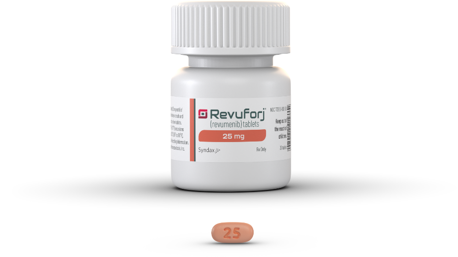 Revuforj® (revumenib) Bottle With A Tablet