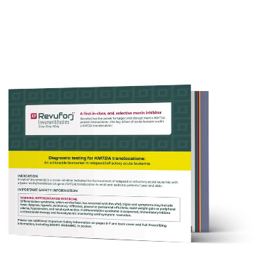 Revuforj® (revumenib) Pathology Guide